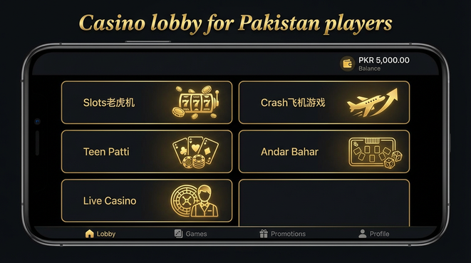 Lobby view of fly33 for Pakistan users - 4